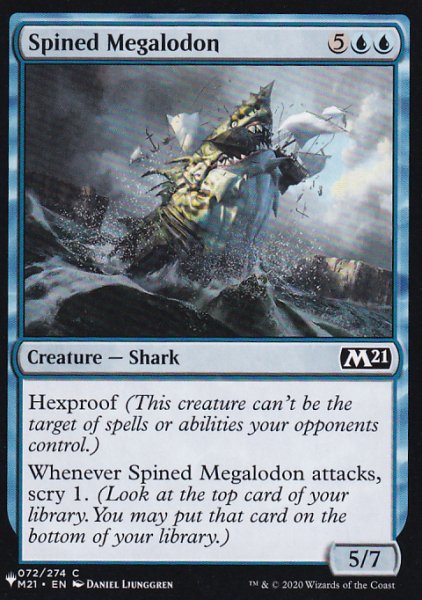 画像1: 有刺メガロドン/Spined Megalodon 【英語版】 [M21-青List] (1)