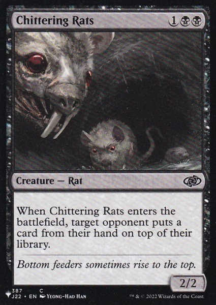 画像1: 騒がしいネズミ/Chittering Rats 【英語版】 [J22-黒List] (1)