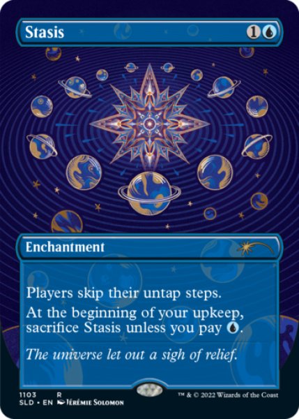 画像1: 停滞/Stasis (SLD/青R/英/全面アート版/NM) ※詳細要確認 (1)