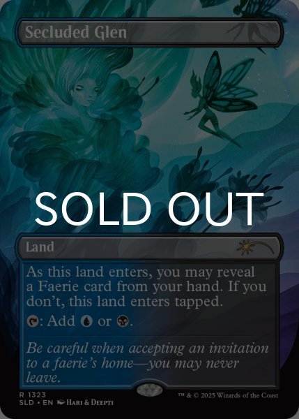 画像1: 人里離れた谷間/Secluded Glen 【英語版】 [SLD-土地R] (1)