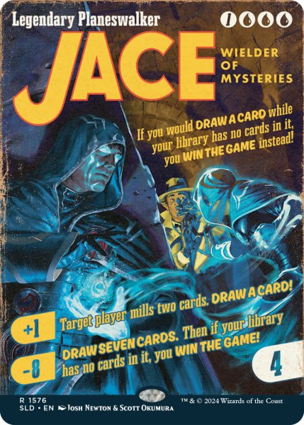 画像1: 神秘を操る者、ジェイス/Jace, Wielder of Mysteries No.1576 【英語版】 [SLD-青R] (1)