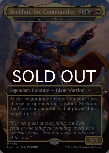画像1: Sheldon, the Commander 【英語版】 [SLD-金MR] (1)