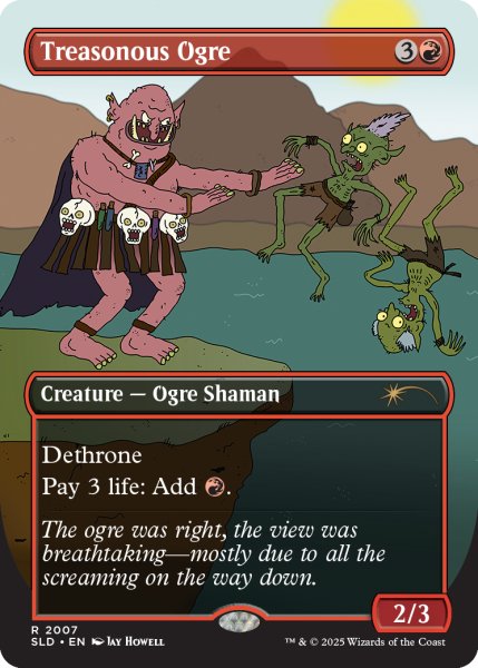 画像1: 背信のオーガ/Treasonous Ogre 【英語版】 [SLD-赤R] (1)