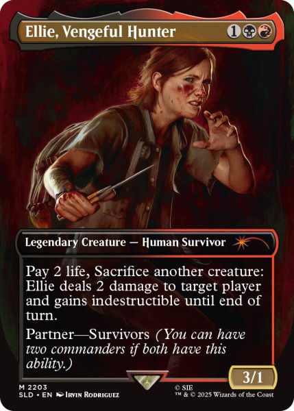 画像1: Ellie, Vengeful Hunter 【英語版】 [SLD-金MR] (1)