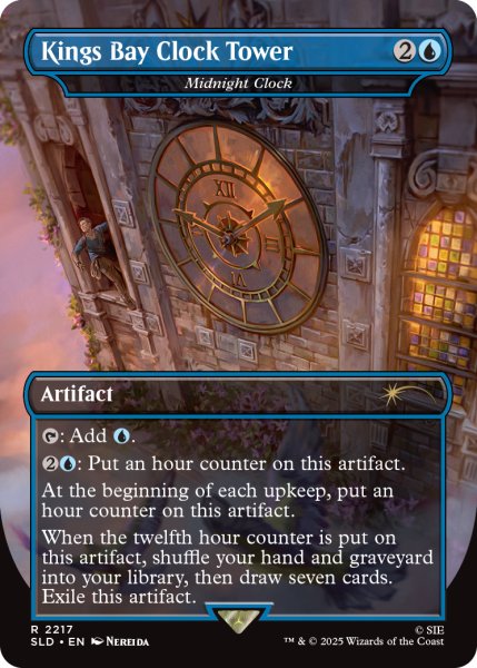 画像1: Kings Bay Clock Tower 【英語版】 [SLD-青R] (1)