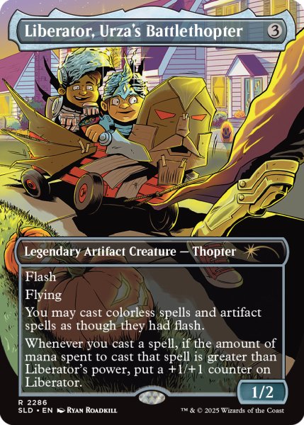 画像1: ウルザの空戦艇、リベレーター号/Liberator, Urza's Battlethopter No.2286 【英語版】 [SLD-灰R] (1)
