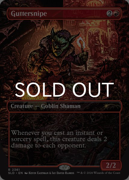 画像1: どぶ潜み/Guttersnipe No.2361 【英語版】 [SLD-赤R] (1)