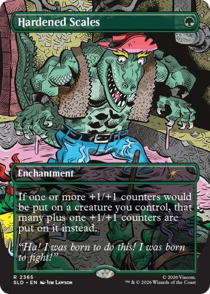 画像1: 硬化した鱗/Hardened Scales No.2365 【英語版】 [SLD-緑R] (1)