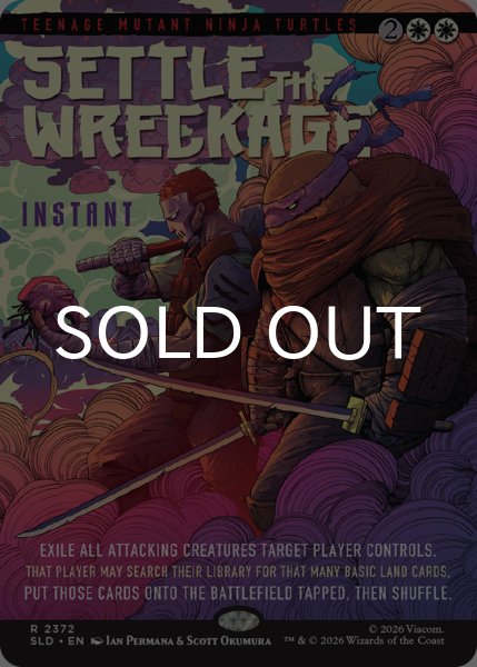 画像1: 残骸の漂着/Settle the Wreckage 【英語版】 [SLD-白R] (1)