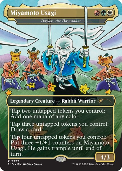 画像1: Miyamoto Usagi 【英語版】 [SLD-金R] (1)