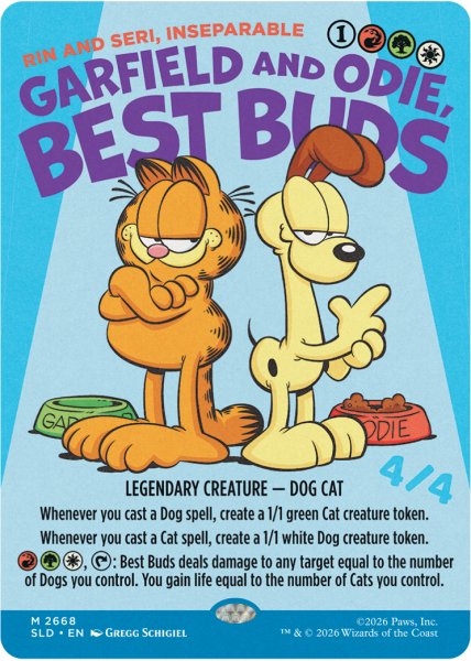 画像1: Garfield and Odie, Best Buds 【英語版】 [SLD-金MR] (1)