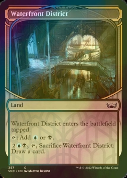 画像1: [FOIL] 水辺地区/Waterfront District (ショーケース版) 【英語版】 [SNC-土地C] (1)