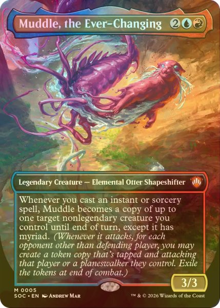 画像1: [FOIL] 常時変化、マドゥル/Muddle, the Ever-Changing (全面アート版) 【英語版】 [SOC-金MR] (1)
