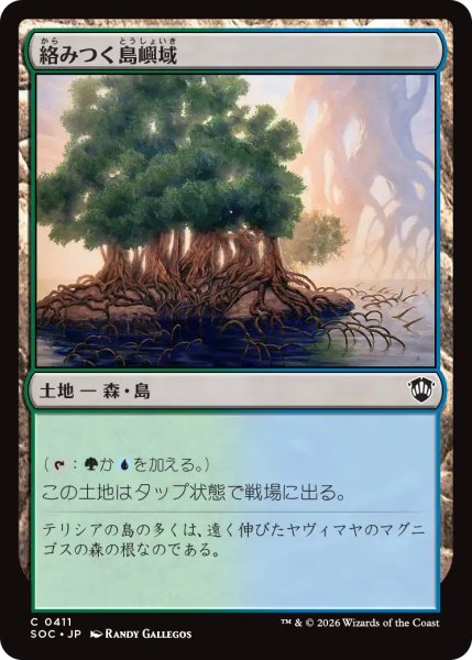 画像1: 絡みつく島嶼域/Tangled Islet 【日本語版】 [SOC-土地C] (1)