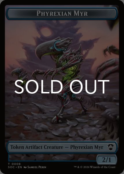 画像2: エレメンタル/ELEMENTAL No.021 & ファイレクシアン・マイア/PHYREXIAN MYR 【英語版】 [SOC-トークン] (2)