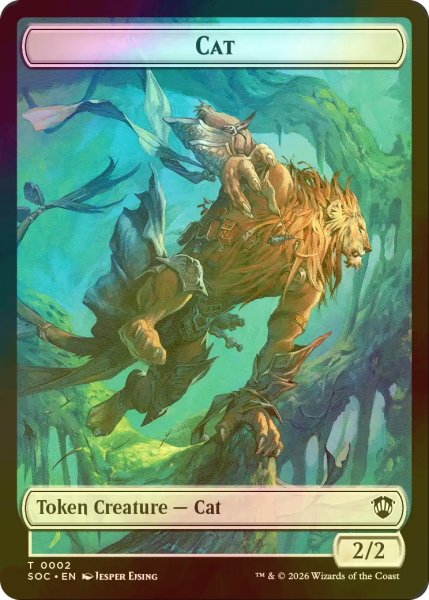 画像2: [FOIL] 墨獣/INKLING & 猫/CAT 【英語版】 [SOC-トークン] (2)