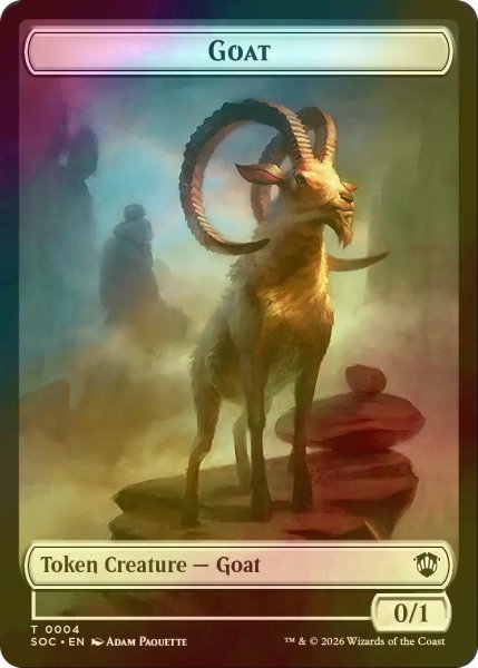 画像2: [FOIL] ファンガス・ビースト/FUNGUS BEAST & ヤギ/GOAT 【英語版】 [SOC-トークン] (2)