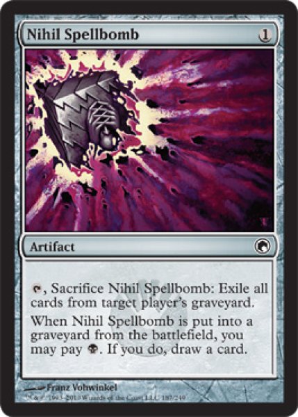 画像1: 虚無の呪文爆弾/Nihil Spellbomb 【英語版】 [SOM-灰C] (1)