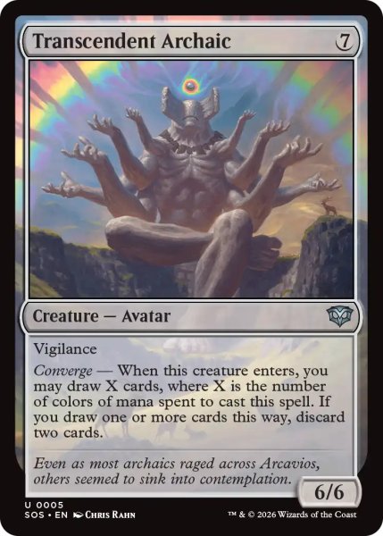 画像1: 卓絶のアルカイック/Transcendent Archaic 【英語版】 [SOS-無U] (1)