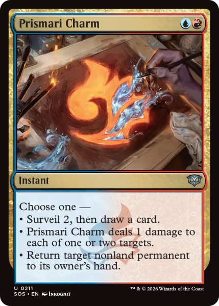 画像1: プリズマリの魔除け/Prismari Charm 【英語版】 [SOS-金U] (1)