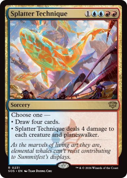 画像1: 飛び散り技法/Splatter Technique 【英語版】 [SOS-金R] (1)