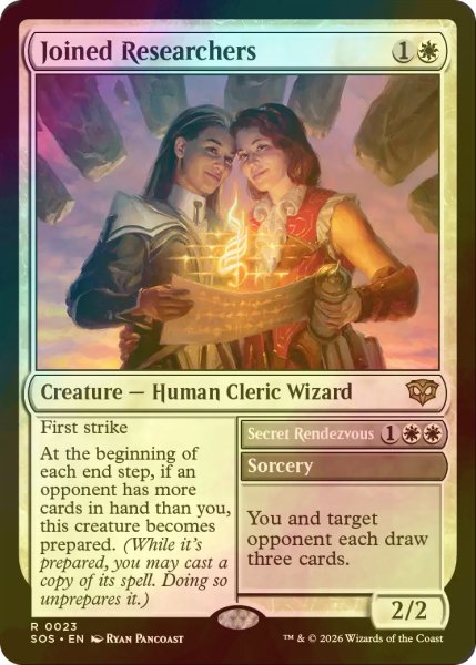 画像1: [FOIL] 一心同体な研究者たち/Joined Researchers 【英語版】 [SOS-白R] (1)