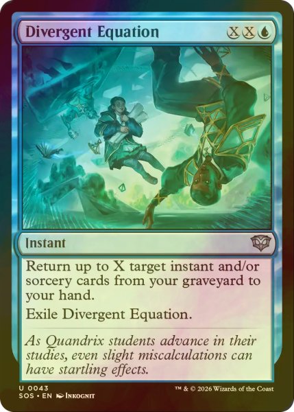 画像1: [FOIL] 発散する方程式/Divergent Equation 【英語版】 [SOS-青U] (1)