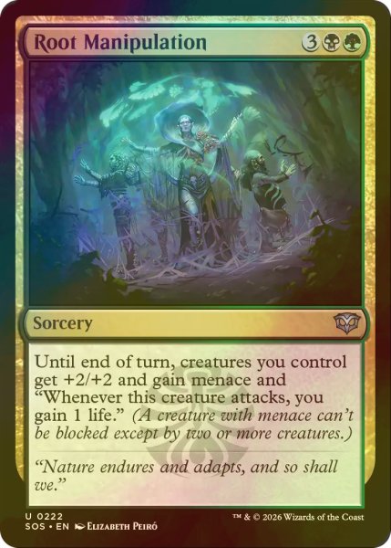 画像1: [FOIL] 樹根操作/Root Manipulation 【英語版】 [SOS-金U] (1)