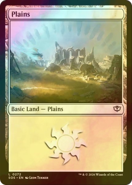 画像1: [FOIL] 平地/Plains No.272 【英語版】 [SOS-土地C] (1)