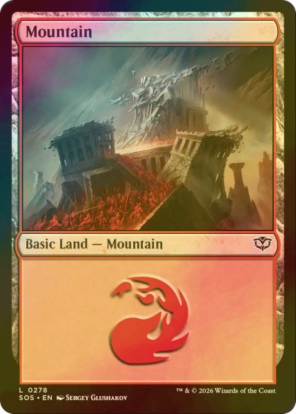画像1: [FOIL] 山/Mountain No.278 【英語版】 [SOS-土地C] (1)