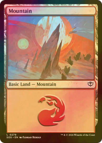 画像1: [FOIL] 山/Mountain No.279 【英語版】 [SOS-土地C] (1)