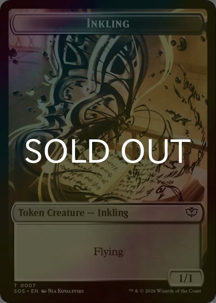画像1: [FOIL] 墨獣/INKLING No.007 & スピリット/SPIRIT No.011 【英語版】 [SOS-トークン] (1)