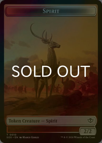 画像2: [FOIL] フラクタル/FRACTAL No.004 & スピリット/SPIRIT No.010 【英語版】 [SOS-トークン] (2)