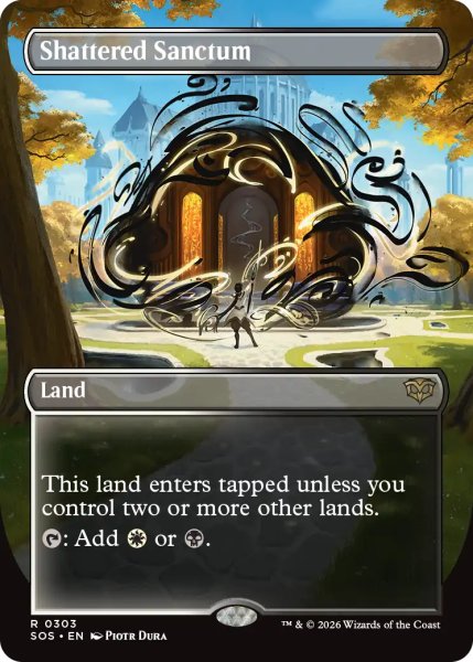 画像1: 砕かれた聖域/Shattered Sanctum (全面アート版) 【英語版】 [SOS-土地R] (1)