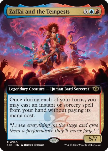 画像1: ザファイとザ・テンペスツ/Zaffai and the Tempests (拡張アート版) 【英語版】 [SOS-金R] (1)