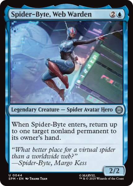 画像1: ウェブの番人、スパイダーバイト/Spider-Byte, Web Warden 【英語版】 [SPM-青U] (1)