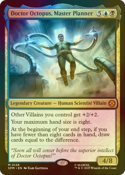 画像1: [FOIL] マスタープランナー、ドクター・オクトパス/Doctor Octopus, Master Planner (海外産ブースター版) 【英語版】 [SPM-金MR] (1)