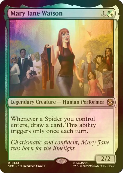 画像1: [FOIL] メリー・ジェーン・ワトソン/Mary Jane Watson 【英語版】 [SPM-金R] (1)