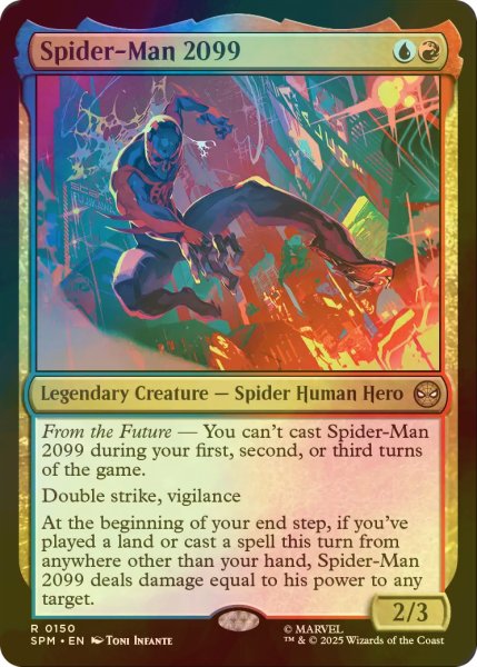 画像1: [FOIL] スパイダーマン2099/Spider-Man 2099 【英語版】 [SPM-金R] (1)