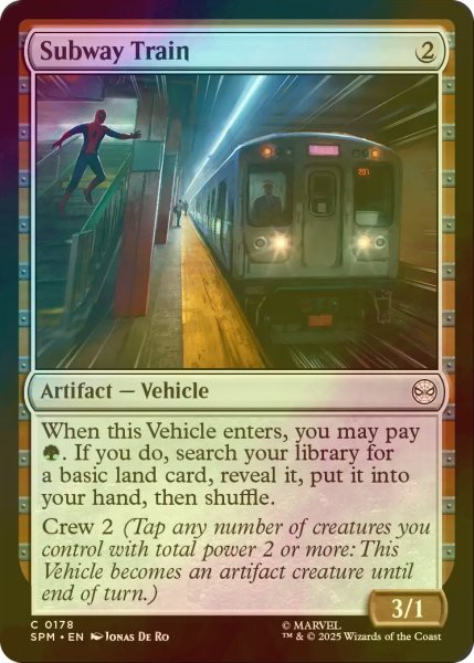 画像1: [FOIL] 地下鉄/Subway Train 【英語版】 [SPM-灰C] (1)