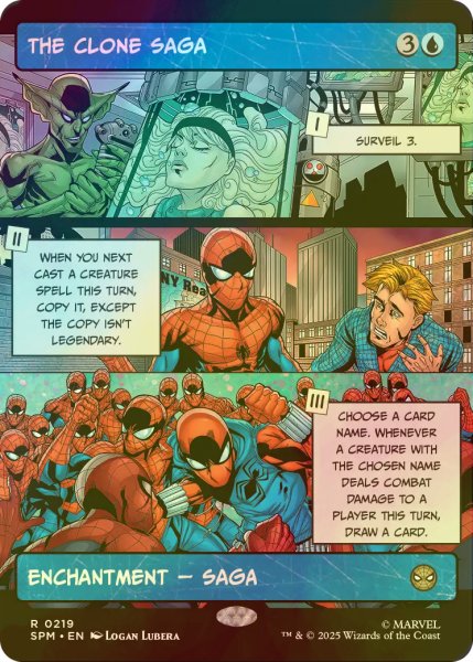 画像1: [FOIL] クローン・サーガ/The Clone Saga (ショーケース・海外産ブースター版) 【英語版】 [SPM-青R] (1)