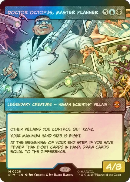 画像1: [FOIL] マスタープランナー、ドクター・オクトパス/Doctor Octopus, Master Planner (ショーケース・海外産ブースター版) 【英語版】 [SPM-金MR] (1)