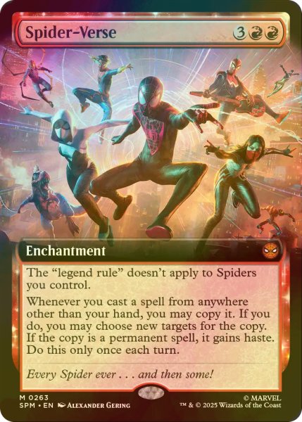 画像1: [FOIL] スパイダー・バース/Spider-Verse (拡張アート版) 【英語版】 [SPM-赤MR] (1)