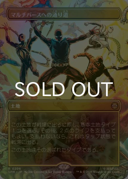 画像1: [FOIL] マルチバースへの通り道/Multiversal Passage (全面アート・海外産ブースター版) 【日本語版】 [SPM-土地R] (1)