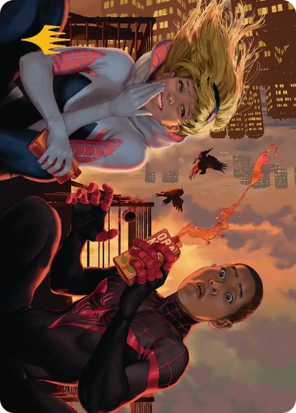 画像1: ヒーローのたまり場/Heroes' Hangout No.014 (箔押し版) 【日本語版】 [SPM-アート] (1)