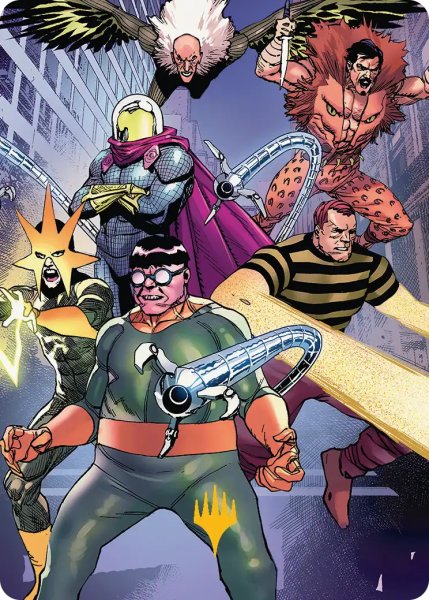 画像1: シニスター・シックスにご用心！/Behold the Sinister Six! No.045 (箔押し版) 【日本語版】 [SPM-アート] (1)