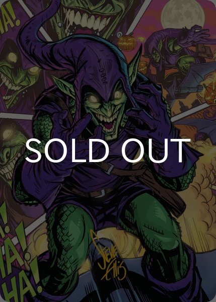 画像1: グリーンゴブリン/Green Goblin No.049 (箔押し版) 【英語版】 [SPM-アート] (1)