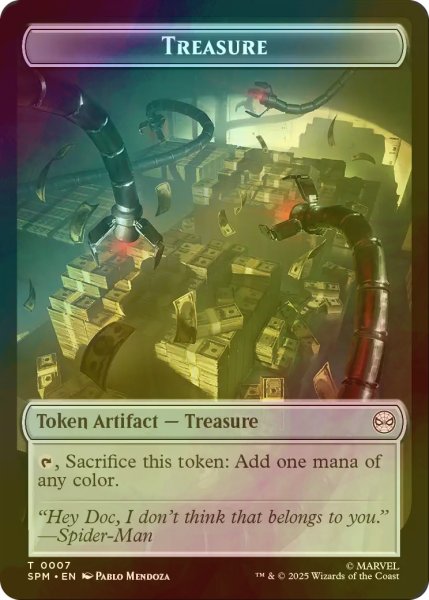 画像2: [FOIL] 人間・市民/HUMAN CITIZEN & 宝物/TREASURE 【英語版】 [SPM-トークン] (2)