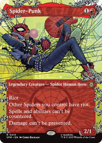 画像1: スパイダーパンク/Spider-Punk No.210 (全面アート版) 【英語版】 [SPM-赤R] (1)