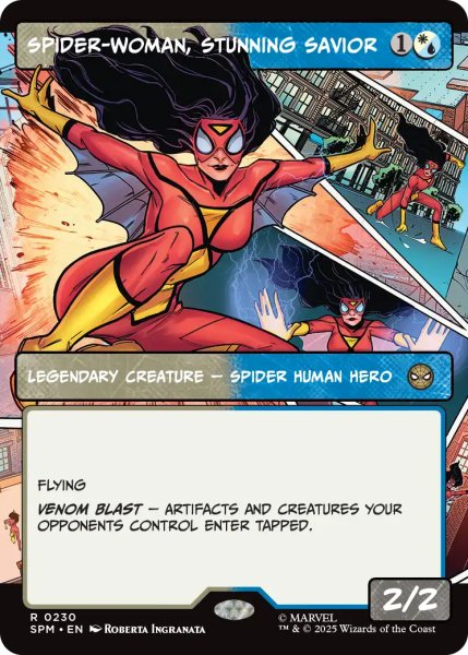 画像1: 驚嘆の救い手、スパイダーウーマン/Spider-Woman, Stunning Savior (ショーケース版)【英語版】 [SPM-金R] (1)